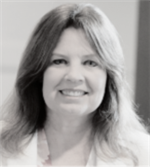 Regina Widdows black & white photo
